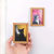 Funny Cat Fridge Magnet - Vintage Art Frame