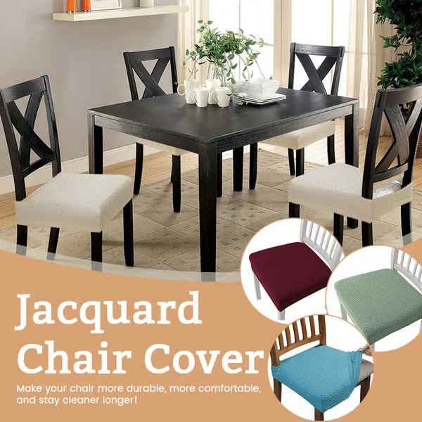 🎅🔥 Waterproof Jacquard Chair Covers! Durable, Stylish & Easy-Clean 🪑✨