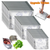 Stand Up Foil Sealable Bags with Label and Zip Lock for Vegetable Fruit Meat