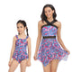 Halter Floral One-piece Mommy and Me Swimsuit