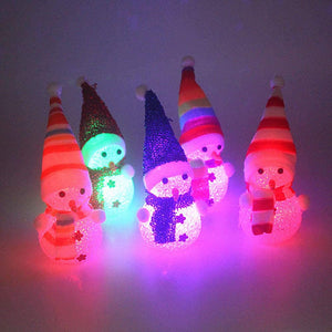 3Pcs Lovely Snowman Children Light-Up Toys