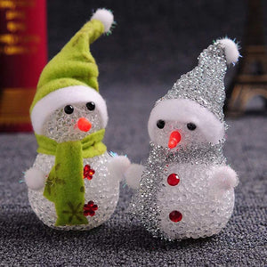 3Pcs Lovely Snowman Children Light-Up Toys