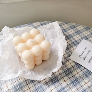 Bubble Cube Candle