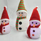 3Pcs Lovely Snowman Children Light-Up Toys