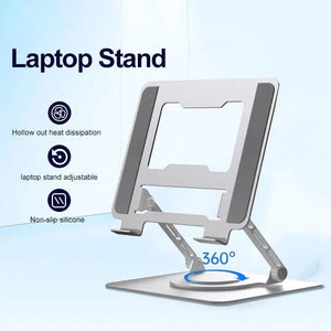 🔥Hot Sell-Laptop Stand Aluminum Alloy Rotating Bracket