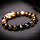 Buy Feng Shui12mm?Black Obsidian/Mantra Bead?Bracelet