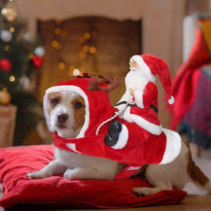 Dog Christmas Clothes Santa Claus Riding Deer(🎅 Christmas Early Special Offer - 50% OFF)