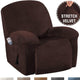 Stretchable Velvet Recliner Slipcover