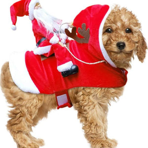 Dog Christmas Clothes Santa Claus Riding Deer(🎅 Christmas Early Special Offer - 50% OFF)