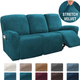 Stretchable Velvet Recliner Slipcover