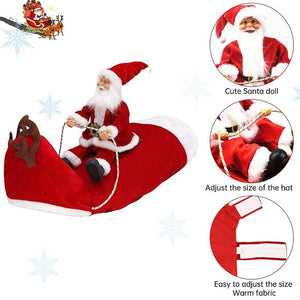 Dog Christmas Clothes Santa Claus Riding Deer(🎅 Christmas Early Special Offer - 50% OFF)