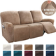 Stretchable Velvet Recliner Slipcover