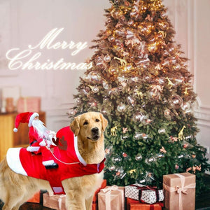 Dog Christmas Clothes Santa Claus Riding Deer(🎅 Christmas Early Special Offer - 50% OFF)