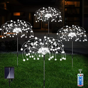 Waterproof  Solar Garden Fireworks Lamp