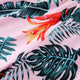 Family Matching Pink Tropical Plants Swimsuits