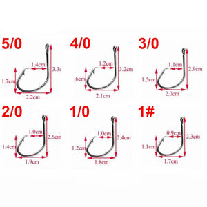 Buy 160Pcs High Carbon Steel Fishing Hooks