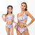 High Waist& Floral Bikni Mommy and Me Swimsuit