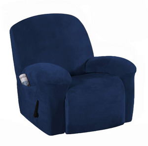 Stretchable Velvet Recliner Slipcover