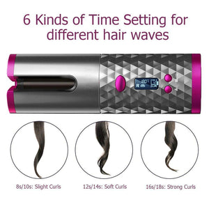 Portable Wireless Automatic Hair Curler(50% Off + Buy Two Free Shipping)