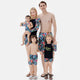 Family Matching Colorful Long Sleeve Printed Swimsuits