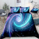 3D Vortex 3-Piece Duvet Cover Set Hotel Bedding Sets Comforter Cover with Soft Lightweight Microfiber,1 Duvet Cover, 2 Pillowcases for Double/Queen/King(1 Pillowcase for Twin/Single) coverlet