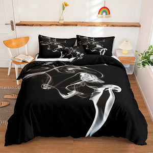 3D Vortex 3-Piece Duvet Cover Set Hotel Bedding Sets Comforter Cover with Soft Lightweight Microfiber,1 Duvet Cover, 2 Pillowcases for Double/Queen/King(1 Pillowcase for Twin/Single) coverlet